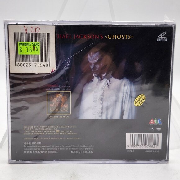 Michael Jacksons Ghosts VCD Video CD 1996 RARE SEALED - Picture 2 of 6